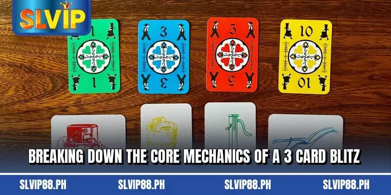 Breaking down the core mechanics of a 3 Card Blitz