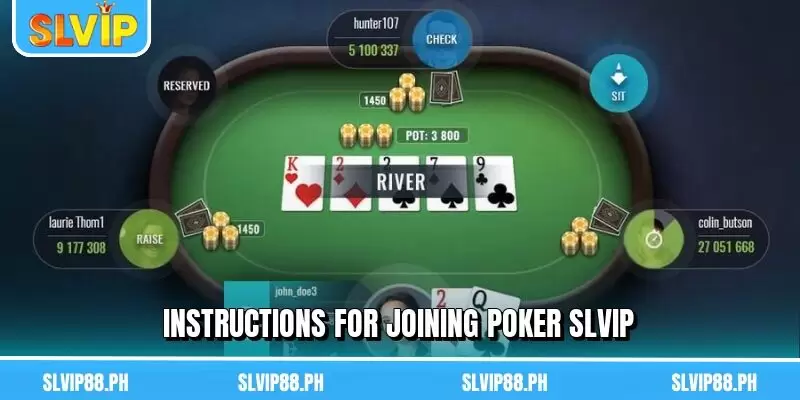 Instructions for joining Poker SLVIP