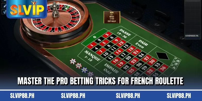 Master the pro betting tricks for French Roulette