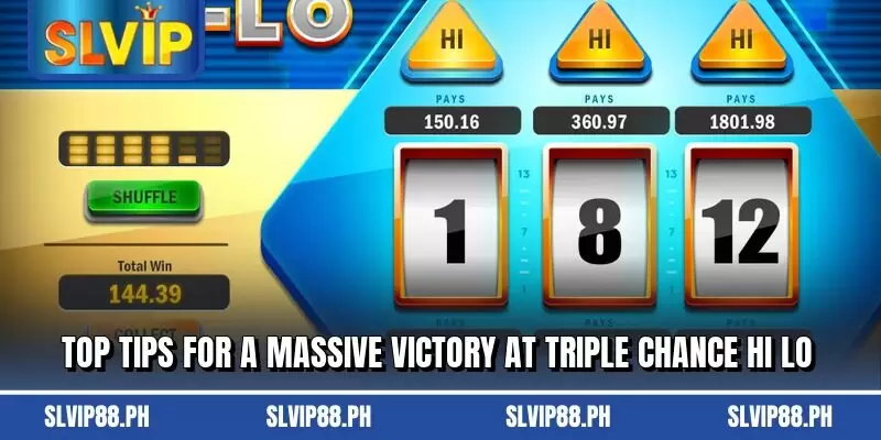 Top tips for a massive victory at Triple Chance Hi Lo
