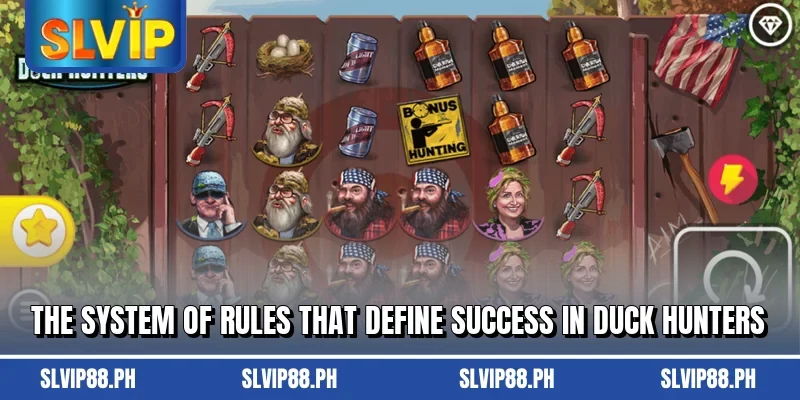 The system of rules that define success in Duck Hunters